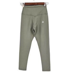 Ryderwear Activewear High Waisted Gym Leggings Olive Green Small